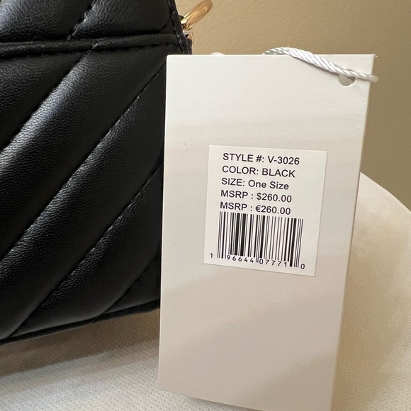 Valentino Orlandi Double Zipper quilted Crossbody NWT - Picture 3 of 9